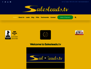 salesleads.tv screenshot