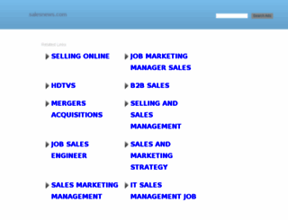 salesnews.com screenshot