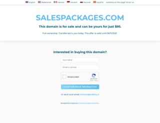 salespackages.com screenshot