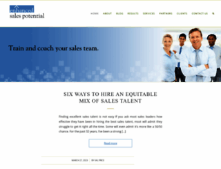 salespotential.com screenshot