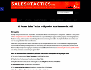 salestactics.org screenshot