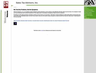salestaxadvisors.com screenshot