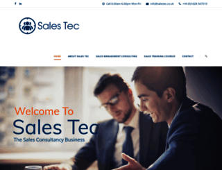 salestec.co.uk screenshot
