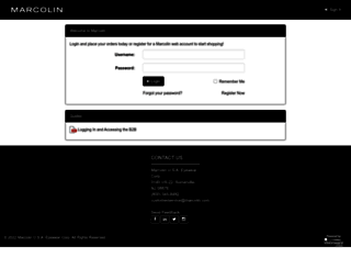 salesusa.marcolin.com screenshot