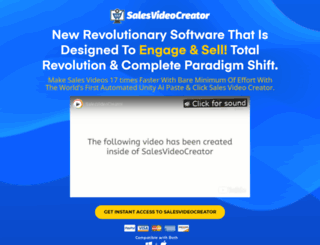 salesvideocreator.com screenshot