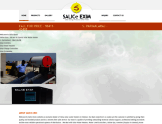 saliceexim.com screenshot