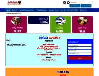 salilradhe.com screenshot