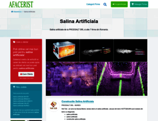 salina-artificiala.afacerist.ro screenshot