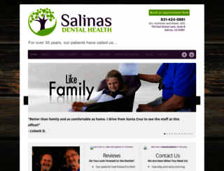 salinasdentalhealth.com screenshot