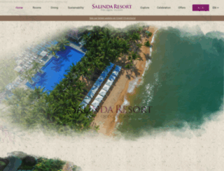 salindaresort.com screenshot