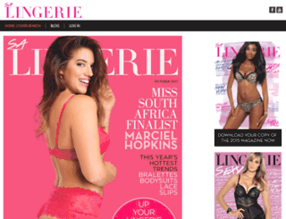 salingerie.co.za screenshot