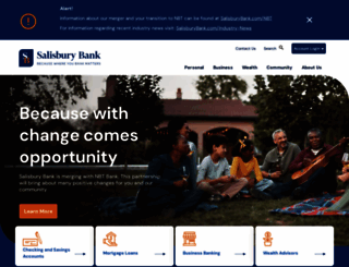 salisburybank.com screenshot