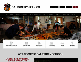 salisburyschool.org screenshot