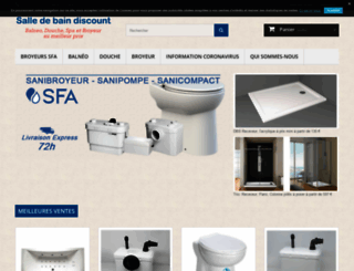 salle-de-bain-discount.com screenshot