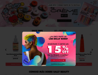 sallymexico.com screenshot