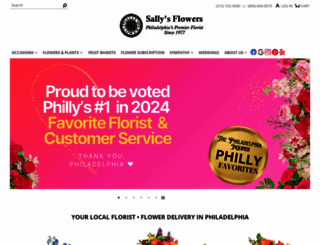 sallysflowers.com screenshot