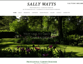 sallywattsgardendesign.co.uk screenshot