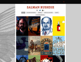 salmanrushdie.com screenshot