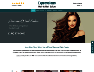salon-expressions.com screenshot