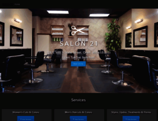 salon21utah.com screenshot