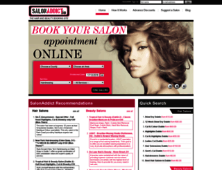 salonaddict.ie screenshot