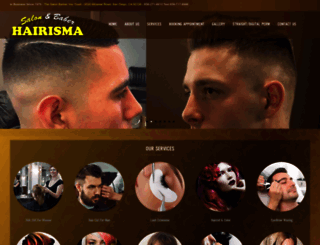 salonandbarberhairisma.com screenshot