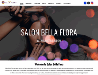 salonbellaflora.com screenshot