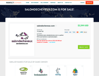 salondecheveux.com screenshot