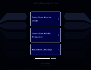 salondirectory.com.au screenshot