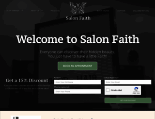 salonfaith.com screenshot