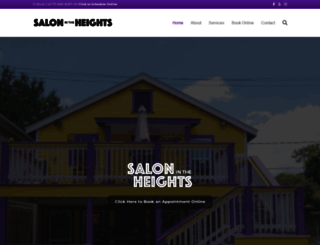 salonintheheights.com screenshot