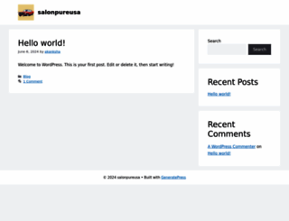 salonpureusa.com screenshot