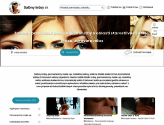 salonykrasy.sk screenshot