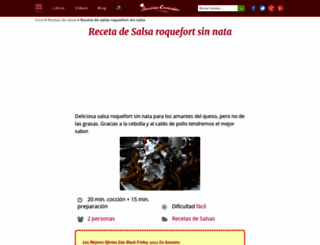salsa-roquefort-sin-nata.recetascomidas.com screenshot
