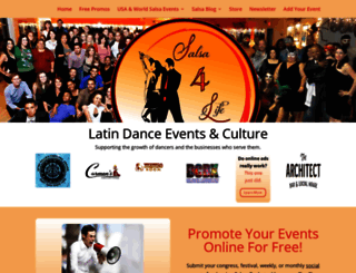 salsa4life.com screenshot