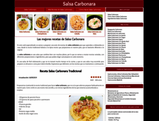 salsacarbonara.net screenshot
