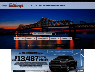 salsburys.com screenshot