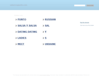 salserosypunto.com screenshot