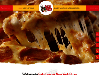 salsfamousnypizza.com screenshot