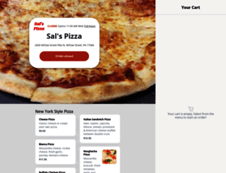 salsrestaurantpizzeria.com screenshot