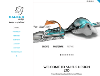 salsusdesign.co.uk screenshot
