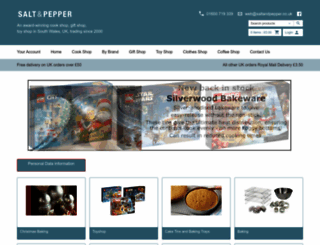 saltandpepper.co.uk screenshot