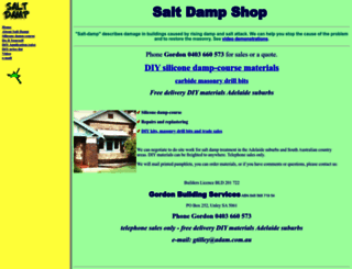 saltdamp.com.au screenshot