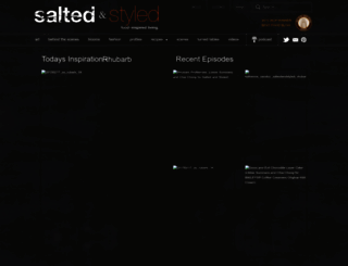 saltedandstyled.com screenshot