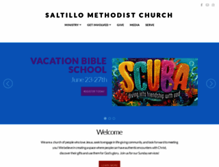 saltillofumc.org screenshot