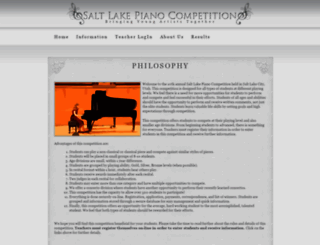 saltlakepianocompetition.org screenshot