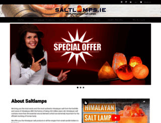 saltlamps.ie screenshot