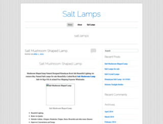 saltlamps4u.wordpress.com screenshot