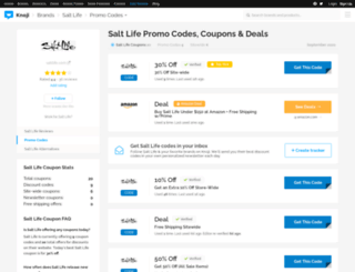saltlife.bluepromocode.com screenshot