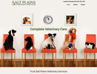 saltplainsveterinaryservices.com screenshot